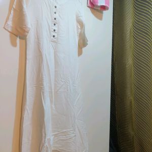 White High Low Kurta