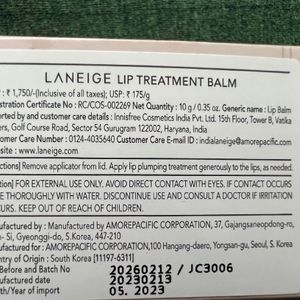 LANEIGE Lip Treatment Balm