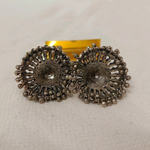 Set Of 2 Earrings (Peacock And Lord shiv Design)