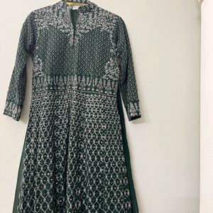 Partywear Heavy Kurta With Palazzo And Dupatta