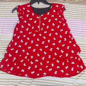 Red Bow fashionable Top