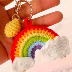 Crochet Rainbow Keychain(Any 1)