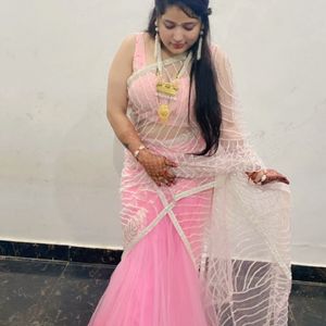 Beautiful Lehnga With Beats Dupatta And Blouse