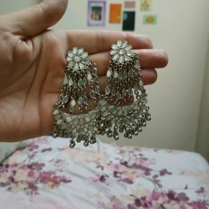 Silver Mirror Earrings