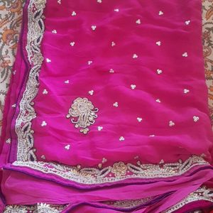 New Saree With Ready Blouse