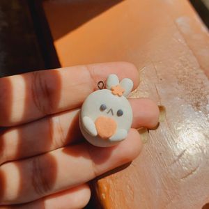 Bunny Clay Charm