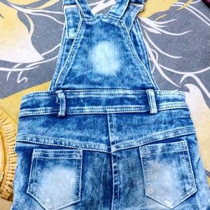 Denim Dungree For Kids