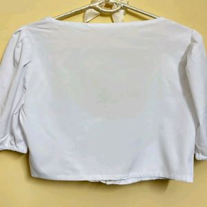 White Milkmaid Blouse