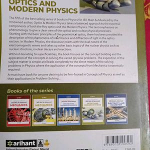 Optics And Modern Physics Of Arihant Publication