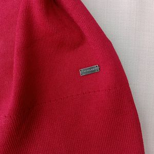 New Korean Stylish Woll Red Sweater