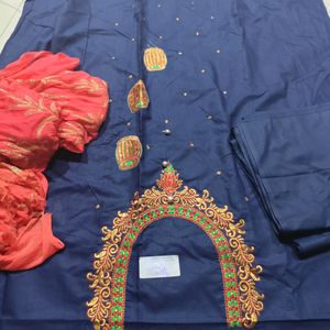 Festive Cotton Dress Material Sale