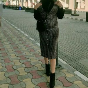 Cute Midi Winter Dress