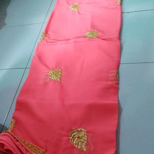 Bridal Saree With Unstitched Blouse