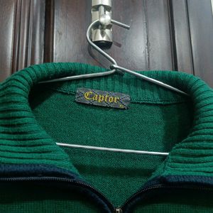 Warm Cardigan With Zip