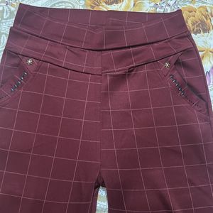 Maroon Kurta Set