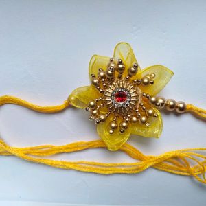 Rakhi For Bhaiya Bhabhi With Roli Akshat