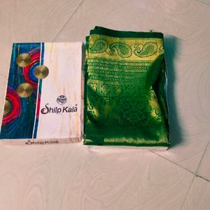 Dhasara Special Elephant Design Grandlooking Saree