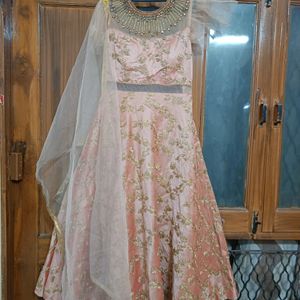 Wedding Or Partywear Fancy Heavy Dress