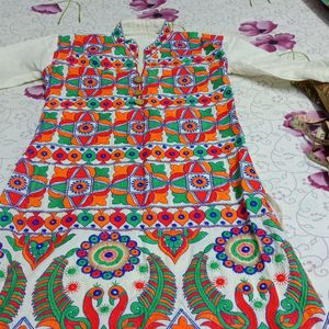 Cotton Embroidery Kurta