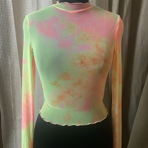 Neon Sheer Top