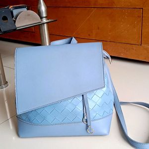 Backpack Cum Handbag In Pretty Pastel Blue Colou