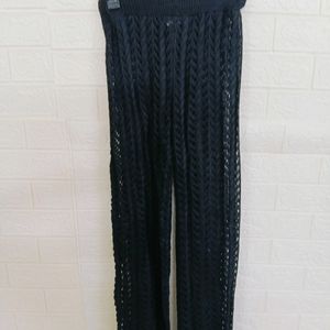 Crochet Black Palazzo