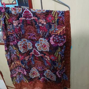 Floral Cotton Scarf