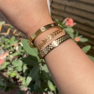 3pcs Combo Gold Plated Bracelet