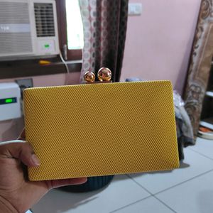 Yellow Clutch Bag