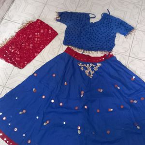 Blue Chaniya Choli