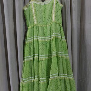 Vintage Lime Green Dress