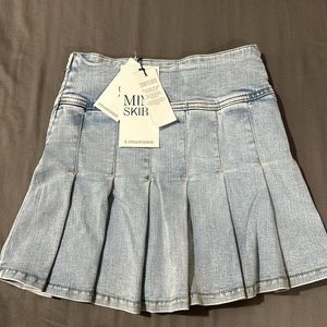 Mini Denim Skirt