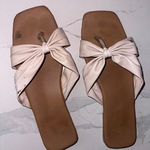 Beige Brown Flats