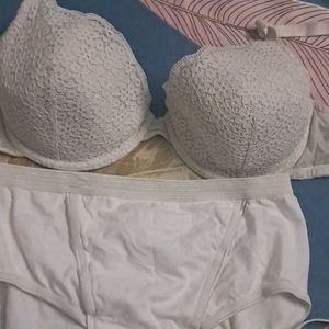 Combo Of Four Imported Fabric Bra N Panty