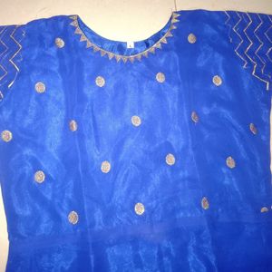 Blue Women's Gown