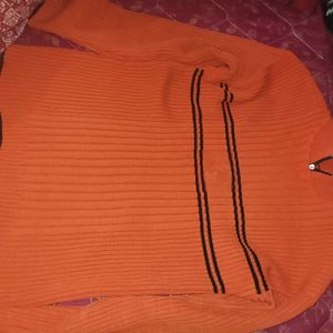 Orange Sweater For Men