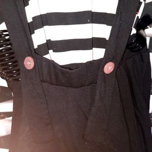 Korean Dungaree Black Skrit