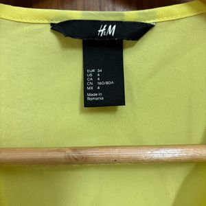 🆕H&M Lemon Yellow Women Top