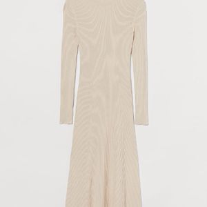 H&M Rib- Knit Flared Dress