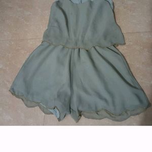 Georgete Playsuit..28 30 32 Can Use