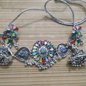 Oxidised Necklace Set Combo Pack Of 2