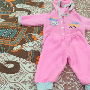 Pink Colour Baby Sweater For Kid's