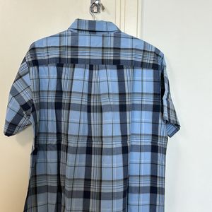 Men M&S Shirt - Blue Checks