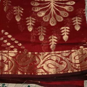 Full Woven Sari Work Saree