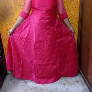 One Piece Gown With Dupatta