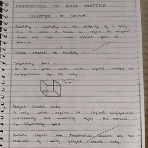 Handwritten Notes Class 12 Physics