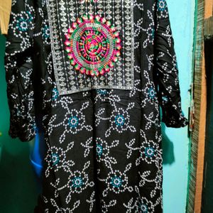 Bandani Print Kurta(Unused)