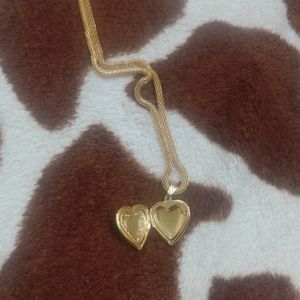 Vintage Heart Photo Necklace