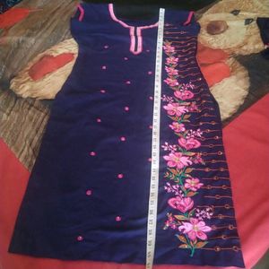 Beautiful Flowered Salwar Suit With Duppata