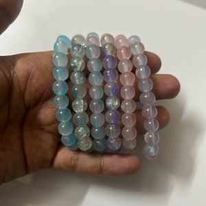 Dual Colour Glass Beads Bracelet